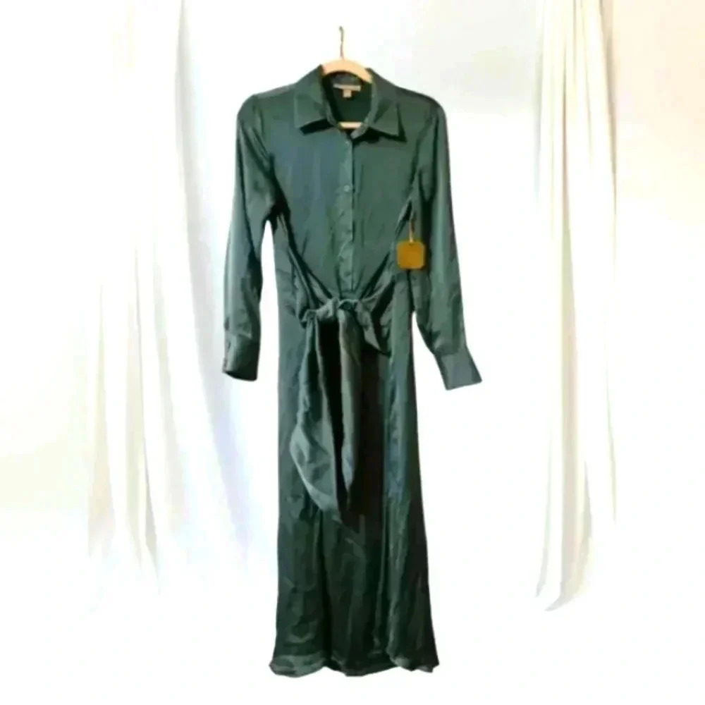 Elegant Green Maxi Dress